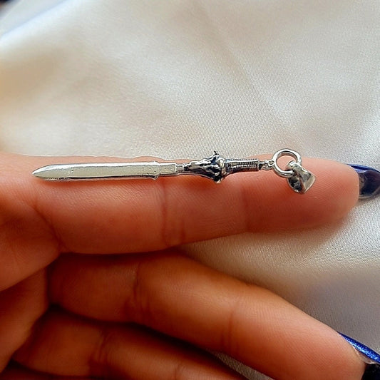 Anduin Lothar Sword Pendant - Warcraft Jewelry Handmade Sterling Silver