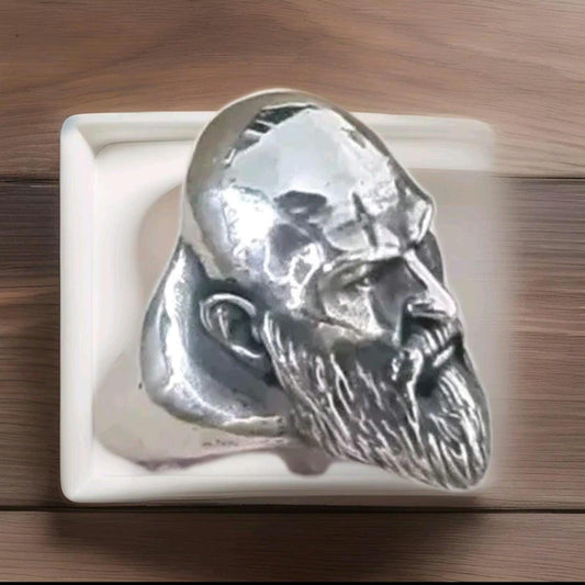God of War Kratos Ring Handmade 925 Sterling Silver God of War, Gothic Gamer Jewelry