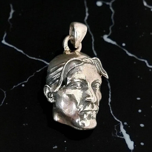 TUPAC Rapper Pendant - 925 Sterling Silver