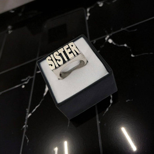 Sister Ring: Sterling Silver - Friendship sisterhood Jewelry