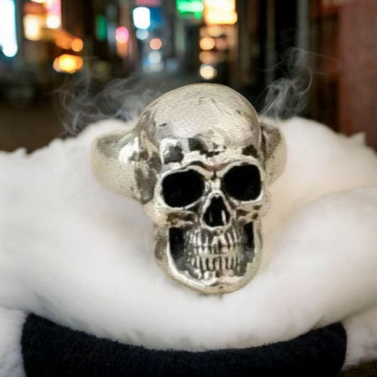 skull Ring- Handmade 925 Sterling Silver