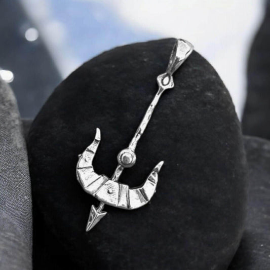 League of Legends LOL Vayne Crossbow Pendant: Sterling Silver- Cosplay Gamer Necklace