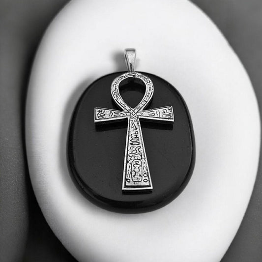 Ankh Pendant:Handmade Sterling Silver, Key of Life, Ancient Egyptian Jewelry