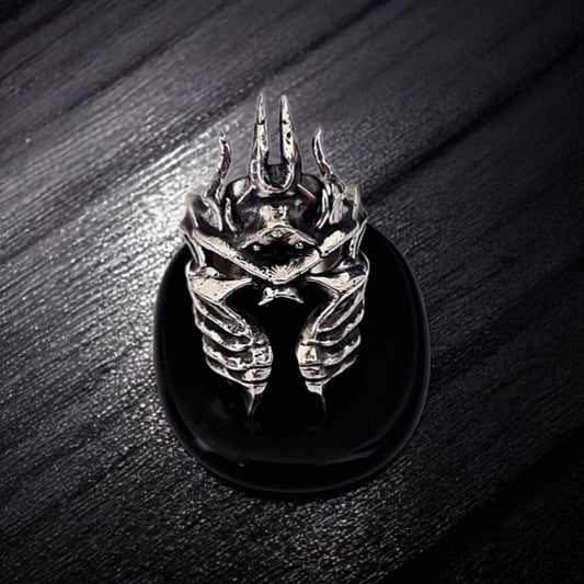 World of Warcraft Lich King Helmet Ring - Handmade 925 Sterling Silver -  World of Warcraft  Inspired