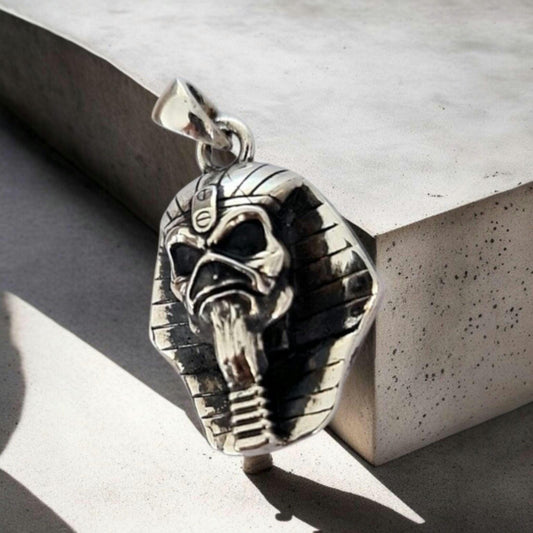 IRON MAIDEN POWERSLAVE EDDIE Pendant , 925 Sterling silver