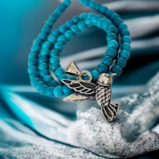 Sterling Silver Hummingbird Pendant: Symbol of Joy & Love