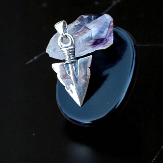 Sterling Silver Arrowhead Pendant : Archer Jewelry - Symbol of Strength and Direction