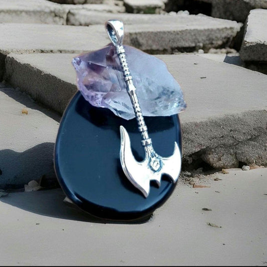 League of Legends Darius Axe Pendant: Handmade Sterling Silver - Cosplay Gamer Pendant