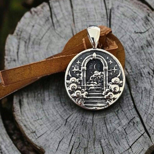 Dream Portal Pendant , 925 Sterling Silver , Lucid Dream Necklace, Astral Projection Gift