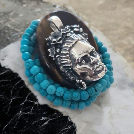 FRIDA KAHLO The iconic Mexican artistry: Sterling Silver pendant